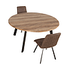 round wooden dining set , dining table
