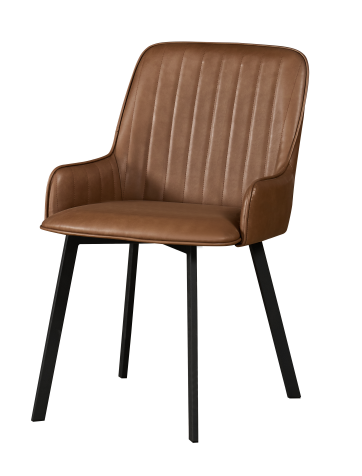 china new design dark brown leather contemporary dining chair