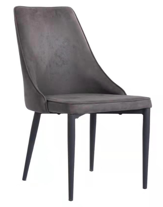 Metal Velvet Upholstery Chair Lounge Leisure Dining chair For Hotel Restaurant  C-426