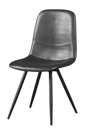 Stock Wholesale leisure black design restaurant nordic metal luxury upholstered cheap modern leather dining chairs