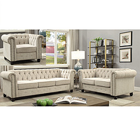 YCM-9628IV series Chesterfield Sofa Set