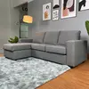 LV745 Grey Fabric L-shaped Corner sofa
