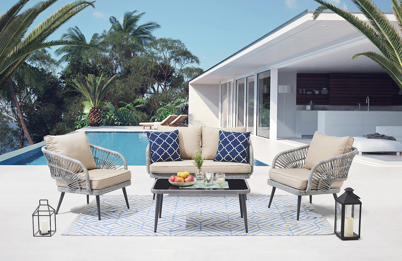 4pcs Lounger Sets - 210578A