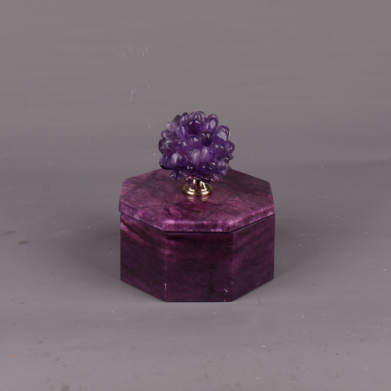 Marble jar-purple