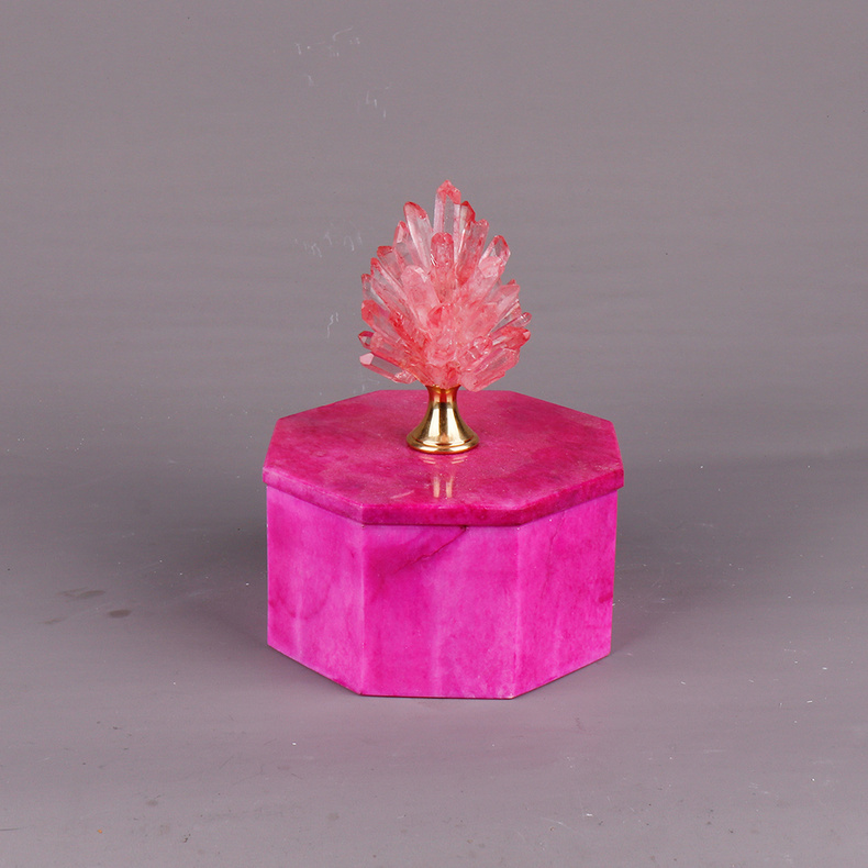 Marble jar-pink