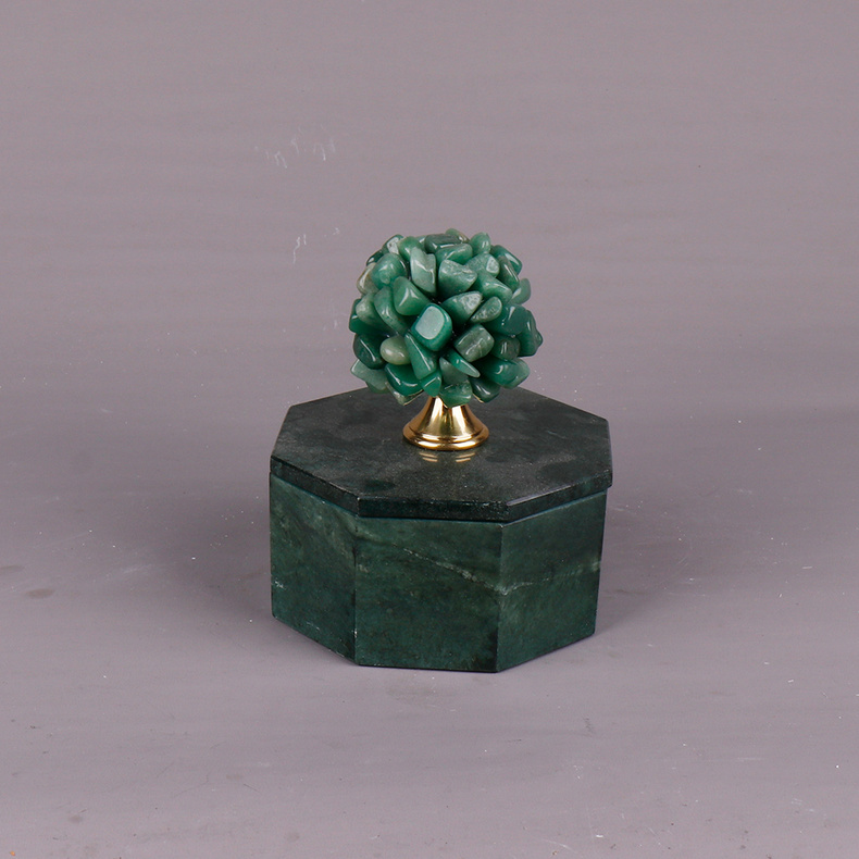 Marble jar-green