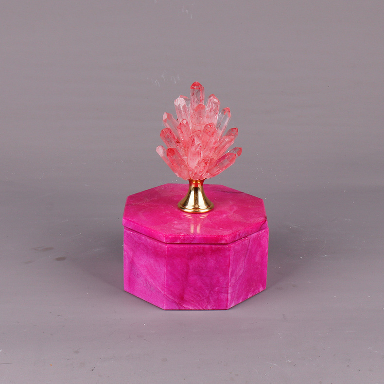 Marble jar-pink