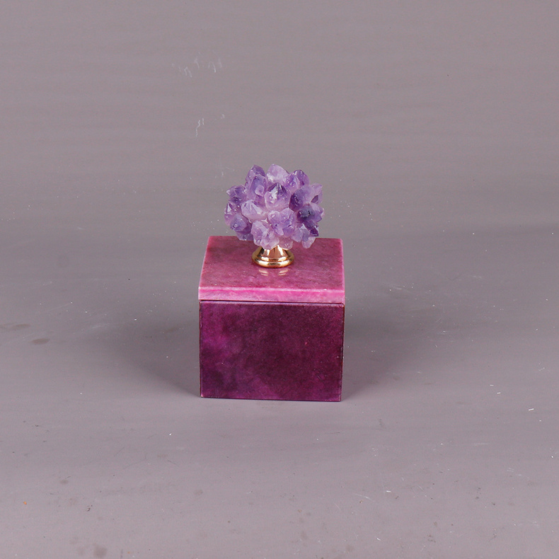 Marble jar-purple