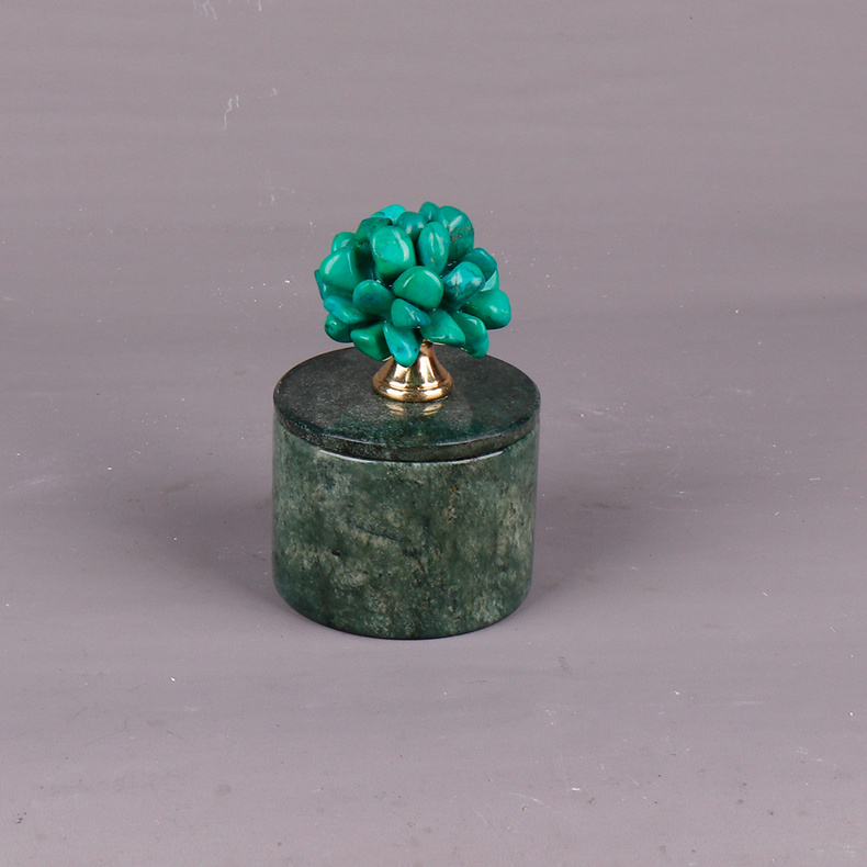 Marble jar-green