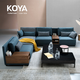 New Design Modern Family Europe Type Sectional Sofa With Storage Function NY