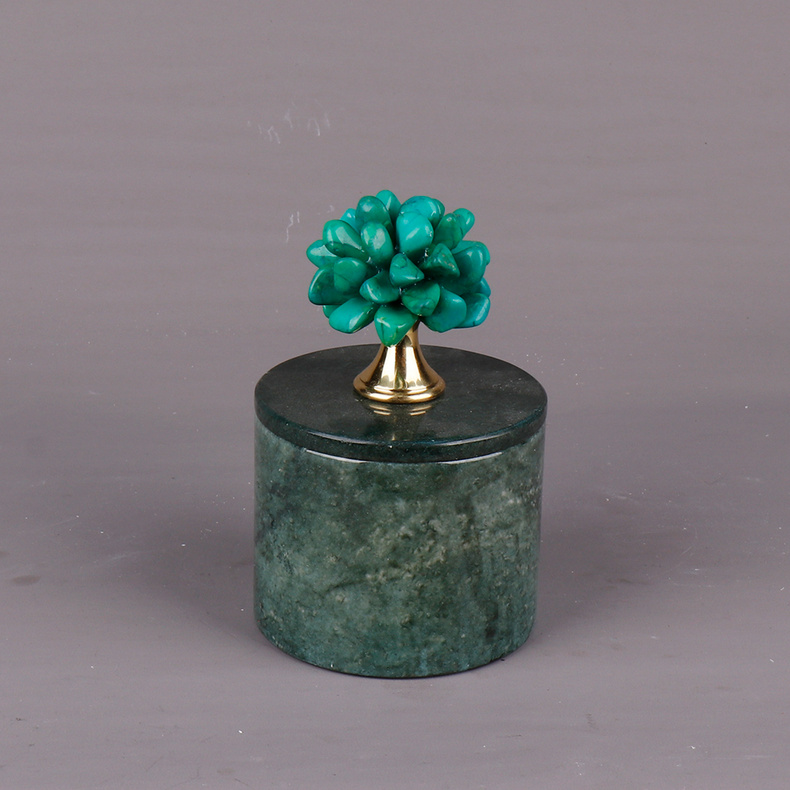 Marble jar-green