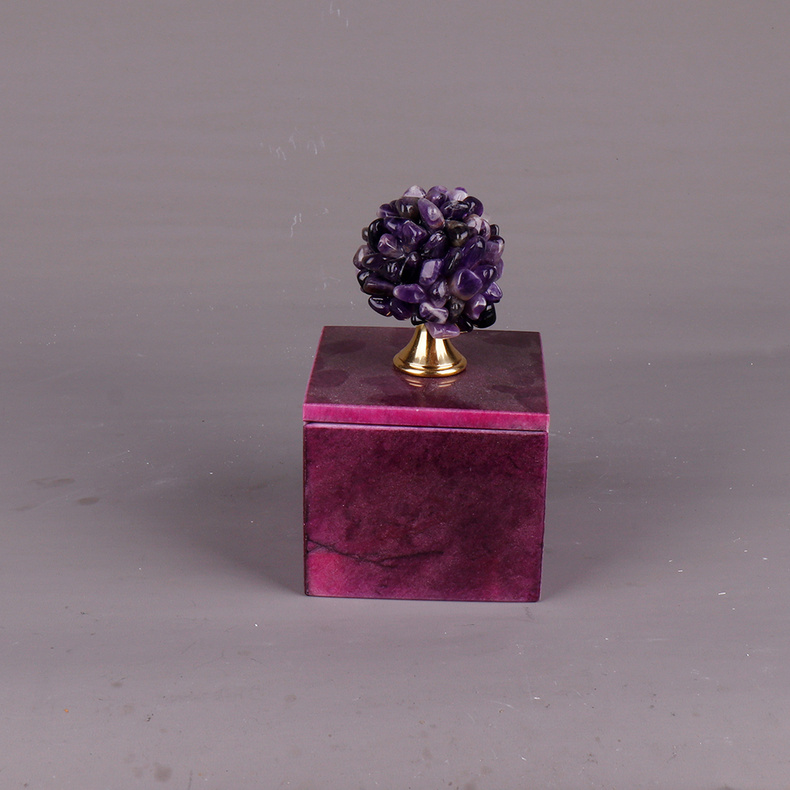 Marble jar-purple