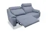 Suprema™ Gemini™ 2M Dark Blue Leather Functional Sofa