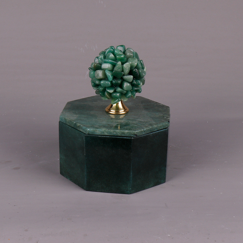 Marble jar-green