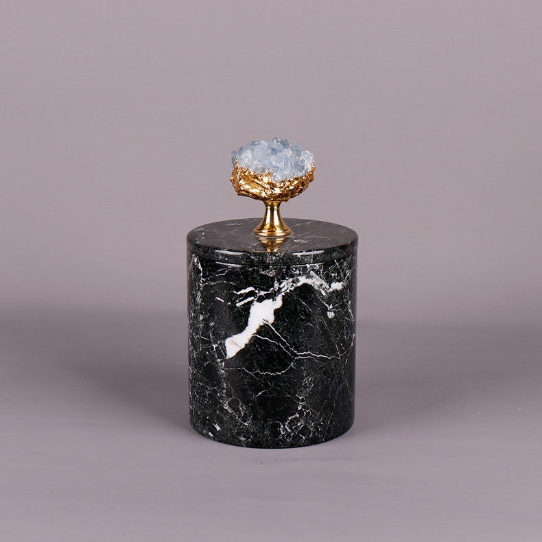 Marble jar-black