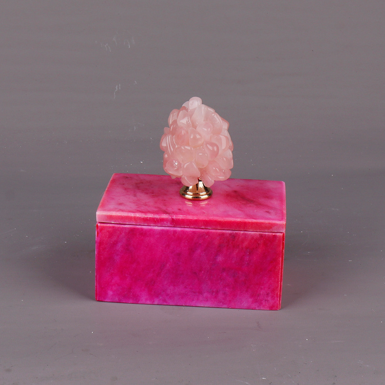 Marble jar-pink