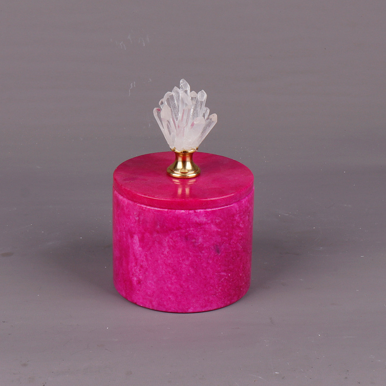 Marble jar-pink