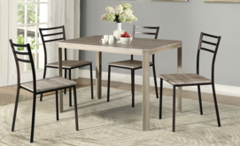 YS2562 Modern Minimalist Dining Table and Chairs Set