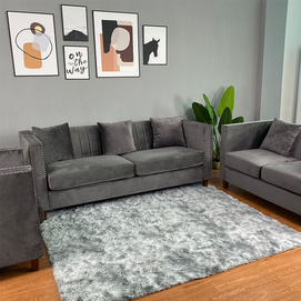 LV4166 3+2+1 Grey Fabric Sofa Set