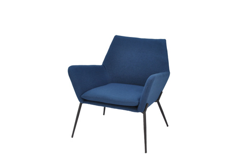 Modern Minimalist Blue Lounge Chair 4480