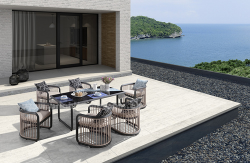 Modern Hot Sale Whole Aluminum Dining Chair and Table Outdoor Garden Furniture BP-3172A