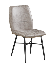 fabric dining room chair with metal frame