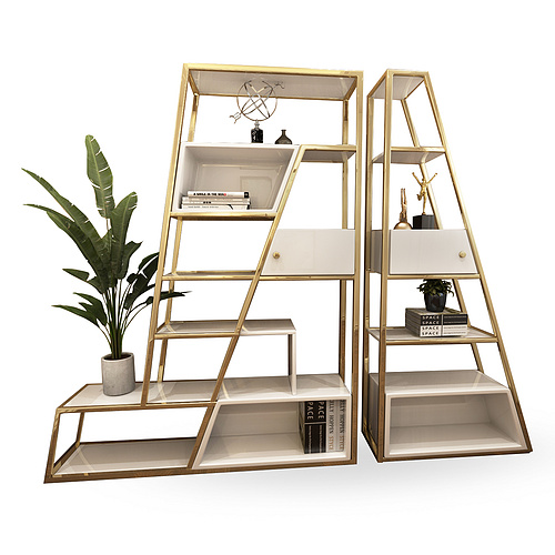 Light Luxury Book Rack Multi-layer Storage Bookshelf