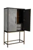 Classic Shagreen bar cabinet Elegant bar cabinet with  2 doors. Cool sidebaord with drawers.