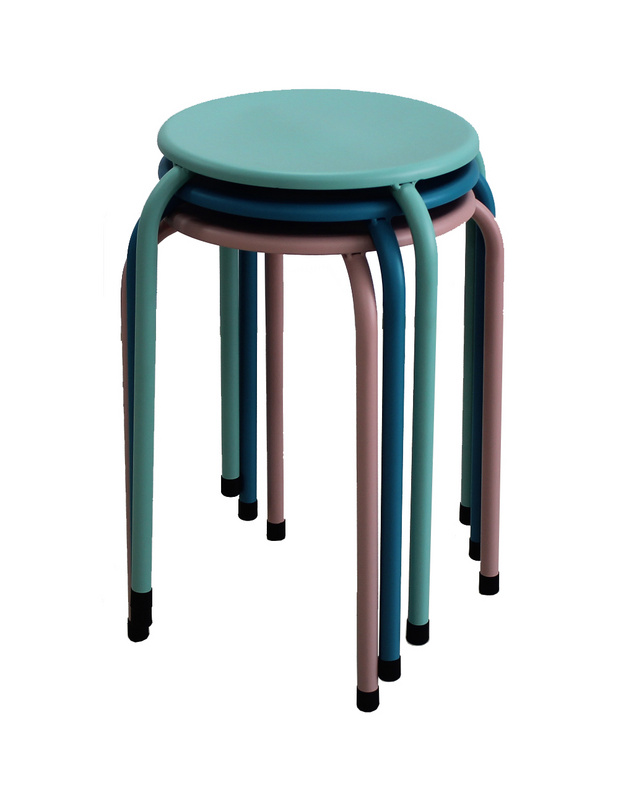 All Steel Round Stool with Cheap Price 6C-011