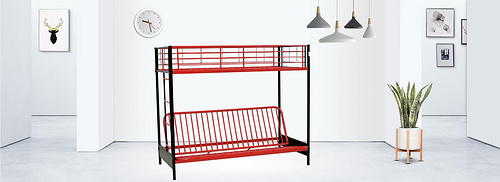 KD Futon Metal Bunk Bed F617