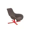 Mart Lounger Chair Good Quality Leather With Swivel Feet Living Duck Tongue Recliner