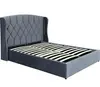 1513-1G Ottoman bed with flash Led and rhombus design