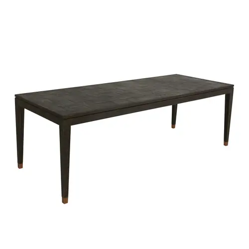 classic design  black dining table,
