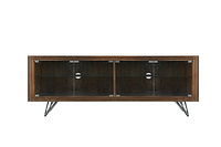 European campaign furnishings,tapered legs lend refinement to the clean, forthright silhouettes
