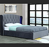 1513-1G Ottoman bed with flash Led and rhombus design