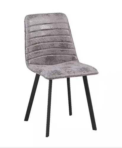 Hot-selling fabric covering metal frame dining chair