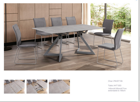 Modern Dining Table and Chairs Set SYG-02