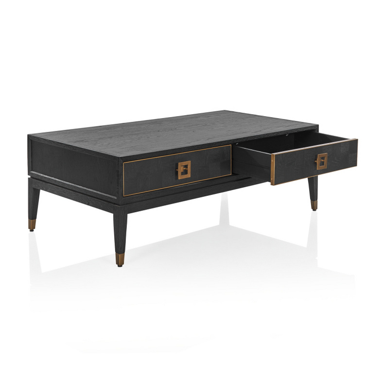 classic design  black coffee table