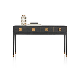 classic design  black console table