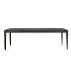 classic design  black dining table,