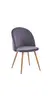 High Quality Elegant Wholesale Hot Selling New Stitching Velvet Dining chair