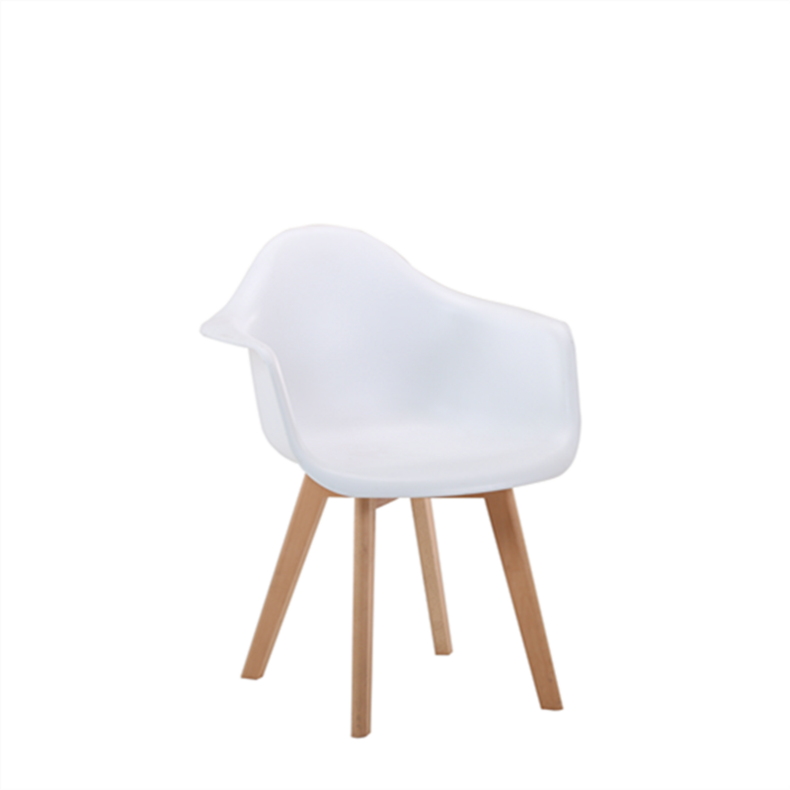 C-809 Modern Creative Irregular White Dining Chair