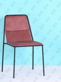 Stylish modern steel dining chair