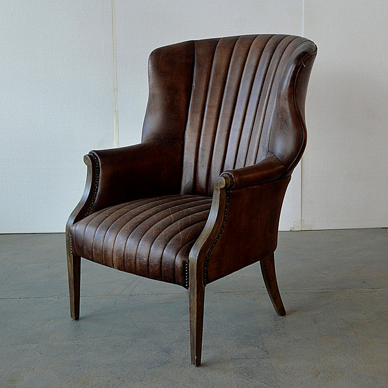 NC0144 leather  armchair