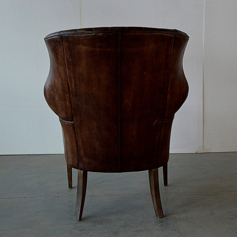 NC0144 leather  armchair