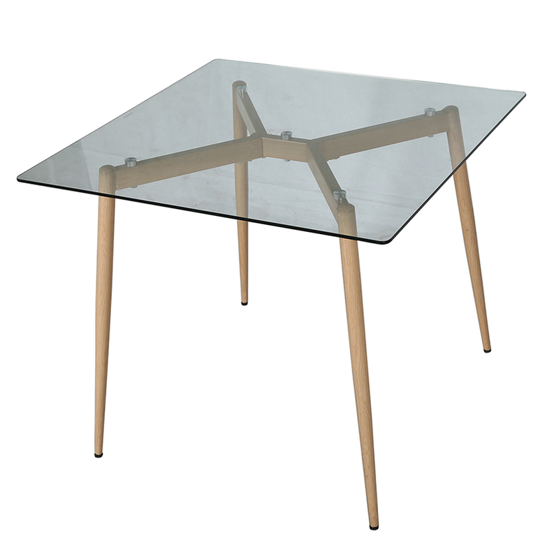 Tempered glass top living room home table