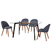 T-1044 Free Sample Cheap Modern home furniture glass dining table