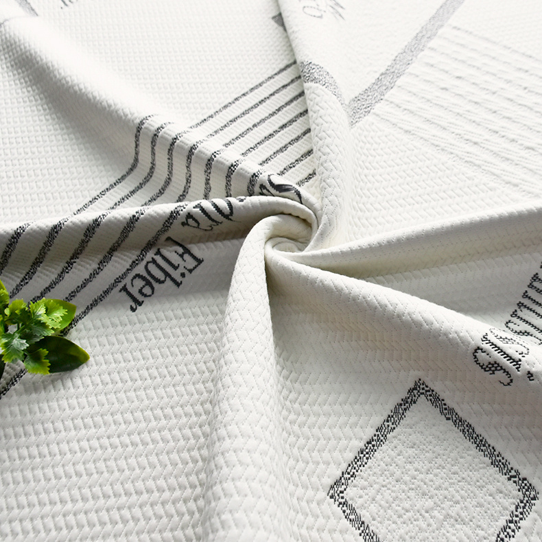 Anti-microbial & Eco-friendly Byherb Sarcandra Fiber Knitted Mattress Fabric