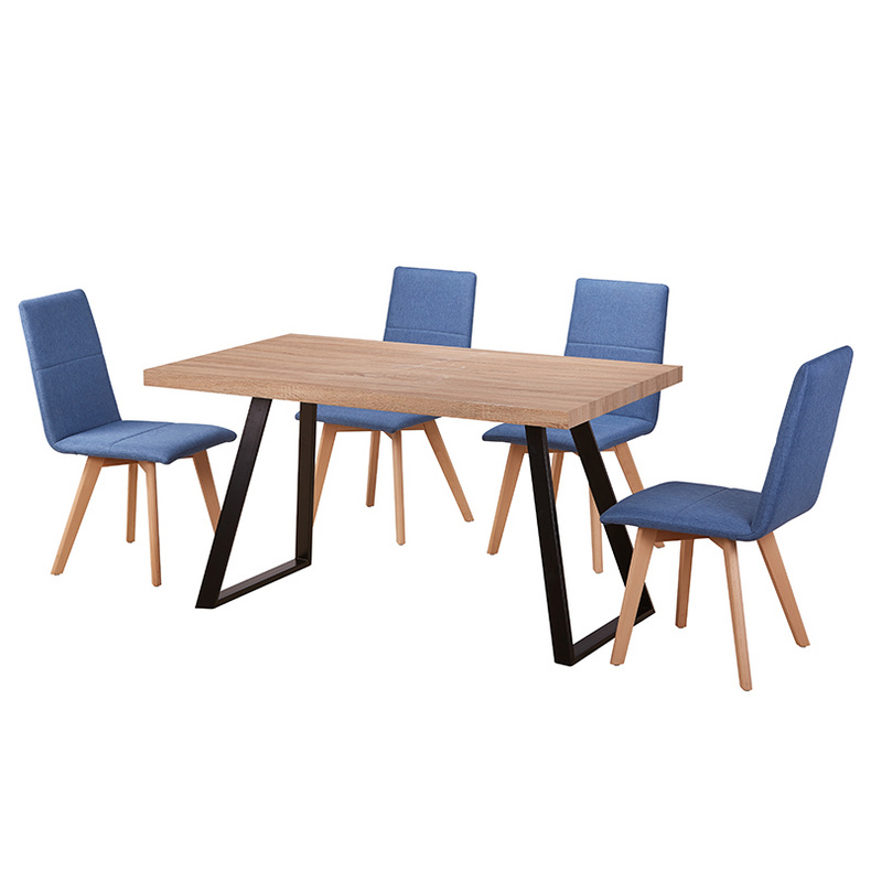 T-1043 Free Sample Cheap Home Furniture Wooden MDF Luxury Modern Dining Room Table