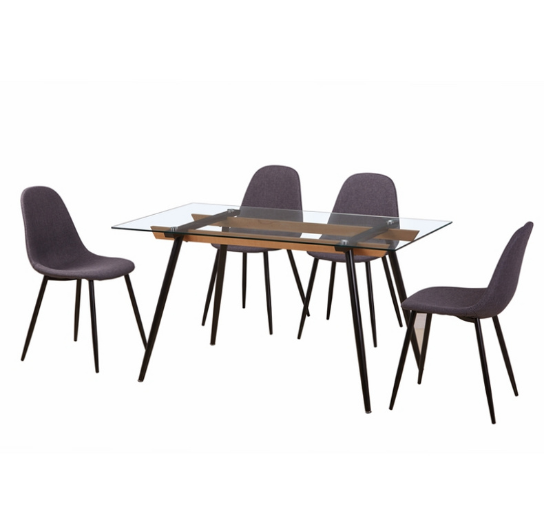 T-1047 New Design Home Furniture Glass Dining Table